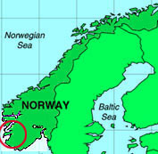 Norwegen Karte